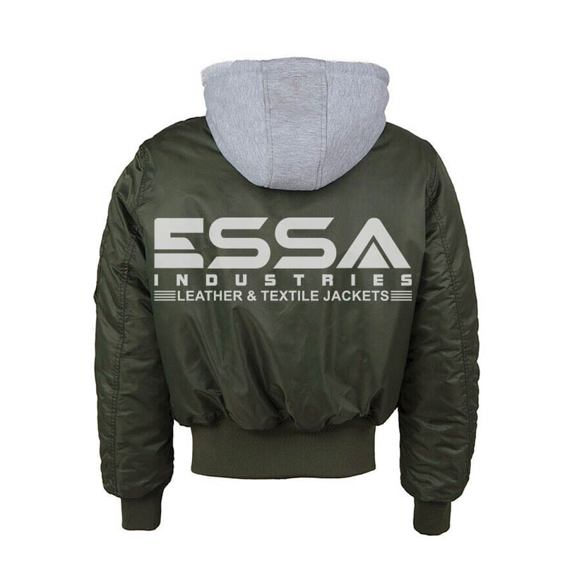 Men Bomber Jacket Back