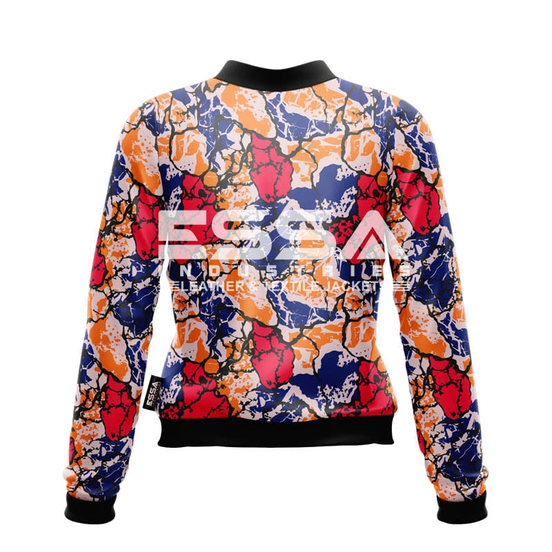 Women Bomber Jacket Back