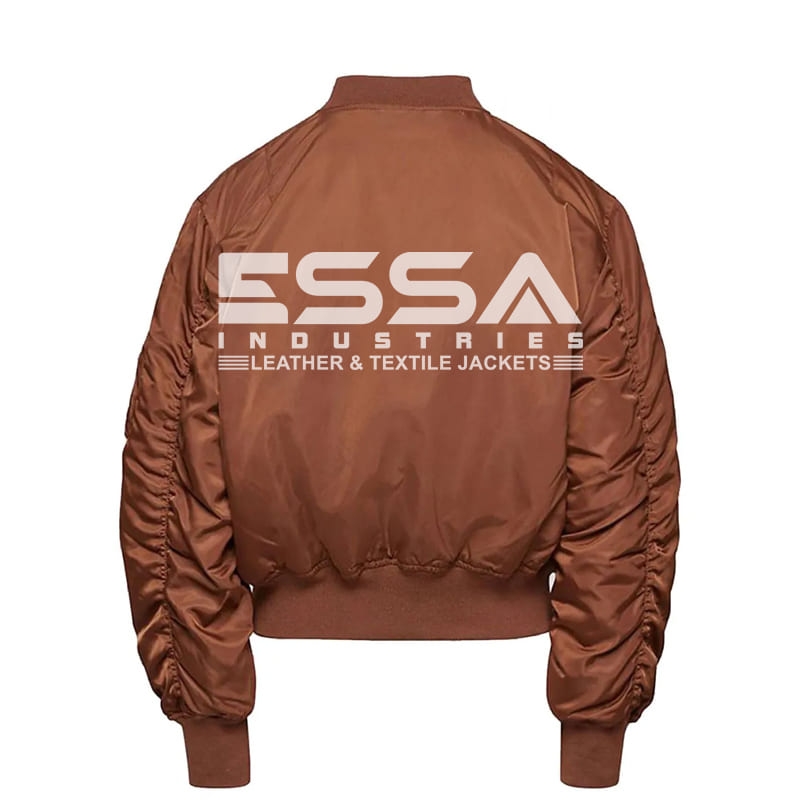 Women Bomber Jacket Back