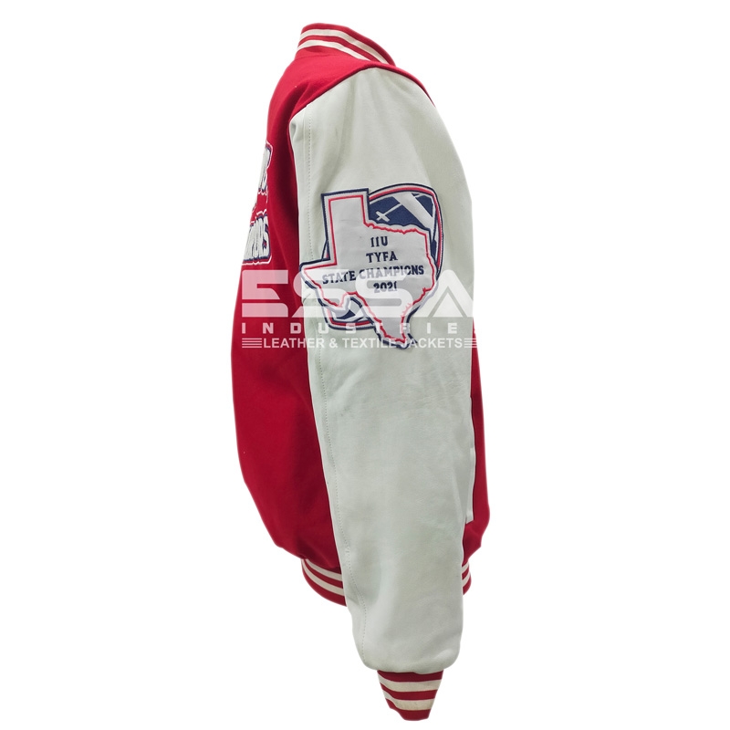 Men Letterman Jacket Side