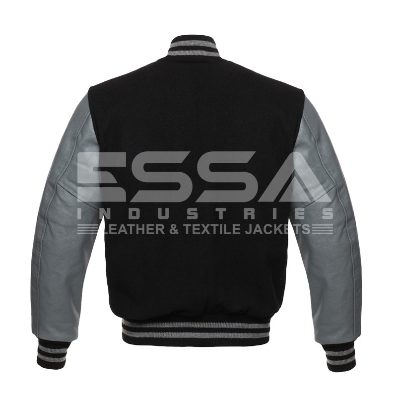 Men Letterman Jacket Back