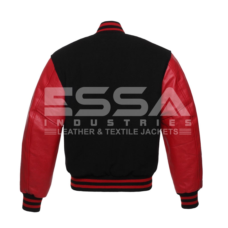 Men Letterman Jacket Back