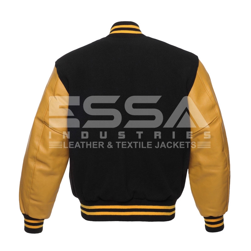 Men Letterman Jacket Back