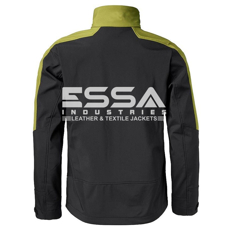 Men Softshell Jacket Back